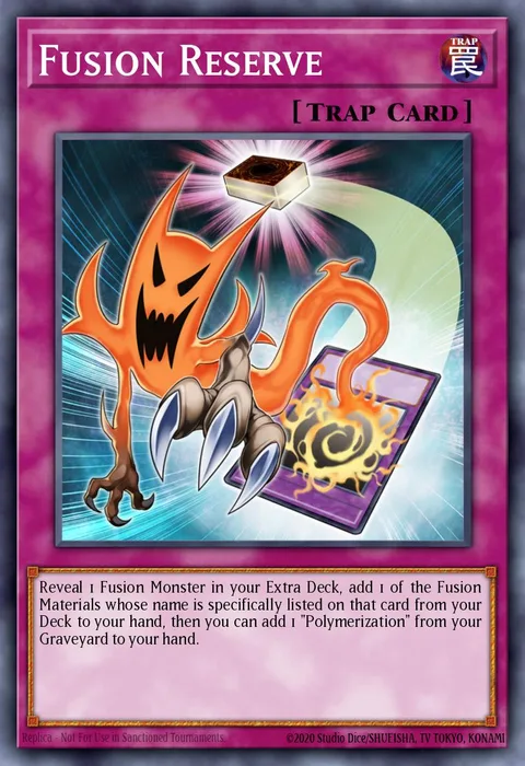 Fusion Reserve trading card