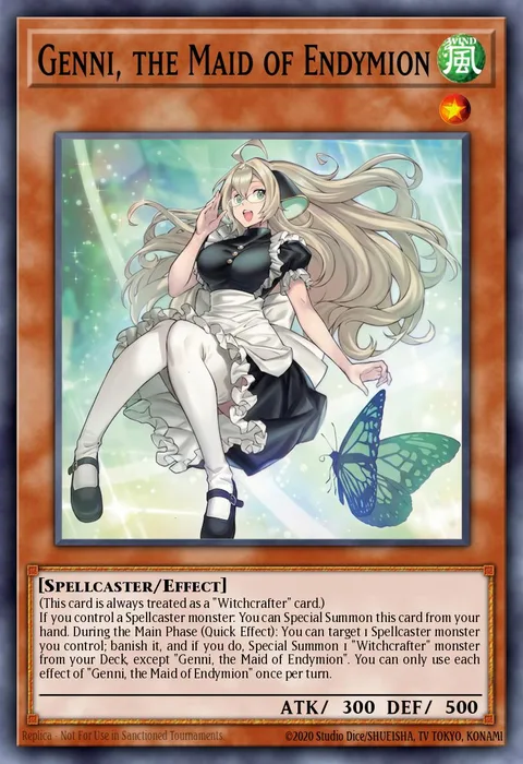 Genni, the Maid of Endymion trading card