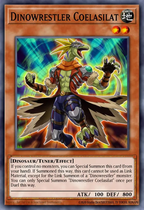 Dinowrestler Coelasilat trading card
