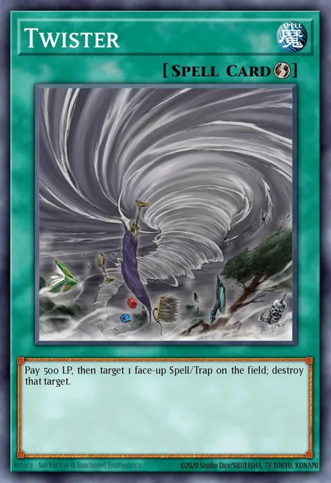Twister trading card