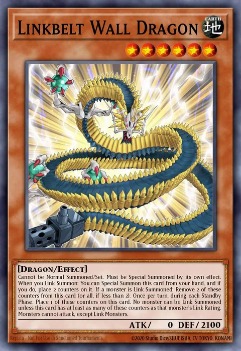 Linkbelt Wall Dragon trading card