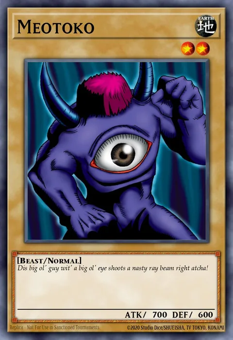 Meotoko trading card