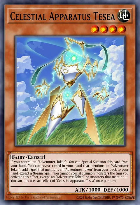 Celestial Apparatus Tesea trading card