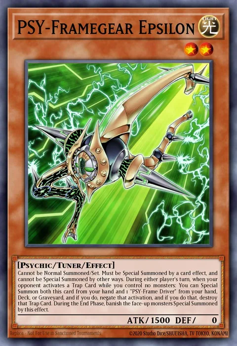 PSY-Framegear Epsilon trading card