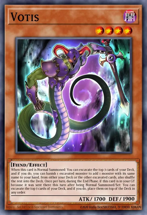 Votis trading card