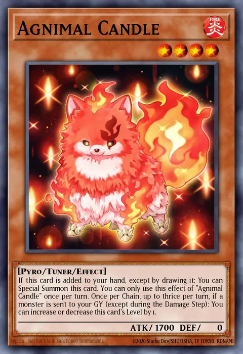 Agnimal Candle trading card