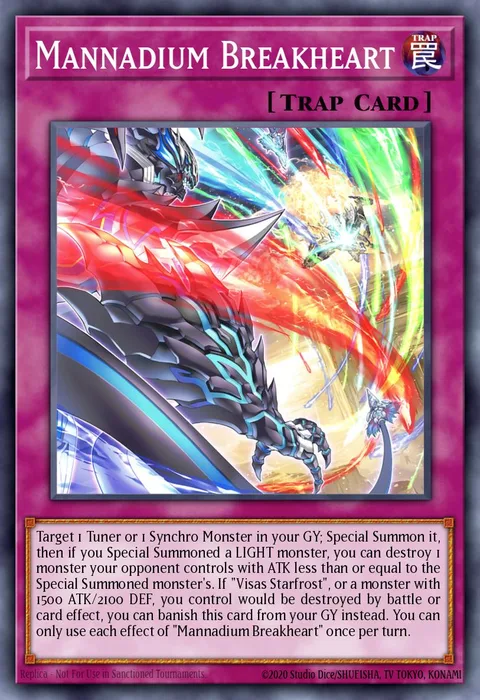 Mannadium Breakheart trading card