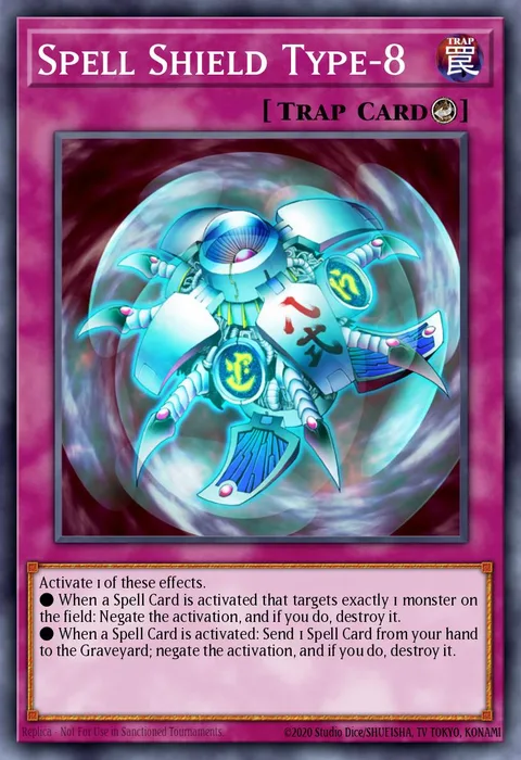 Spell Shield Type-8 trading card