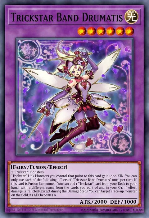 Trickstar Band Drumatis trading card