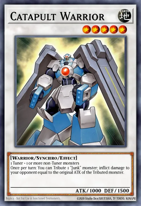 Catapult Warrior trading card