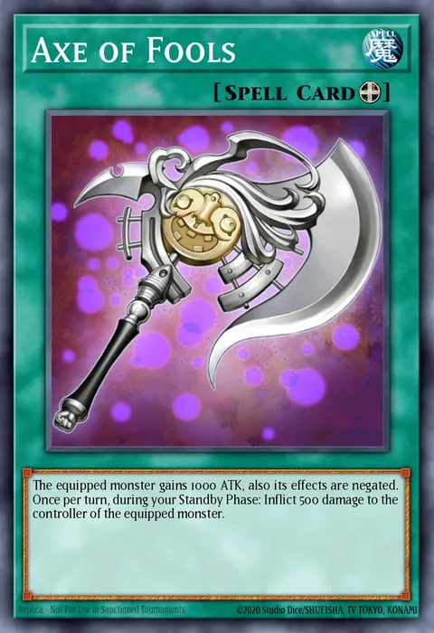 Axe of Fools trading card