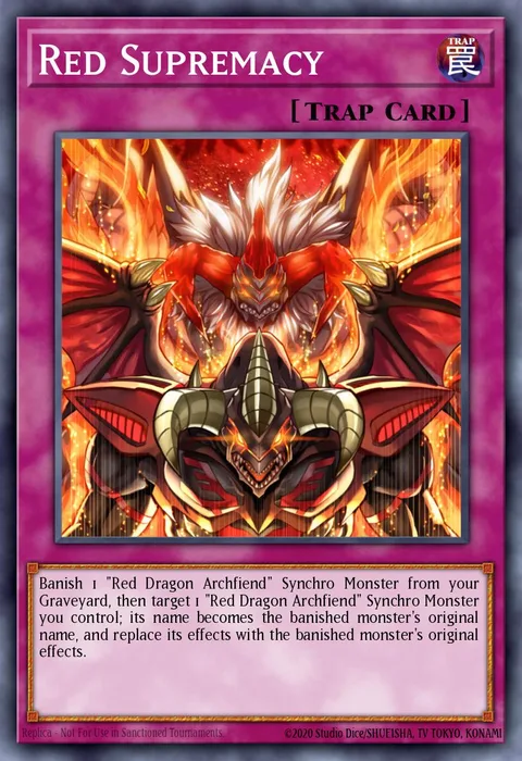 Red Supremacy trading card