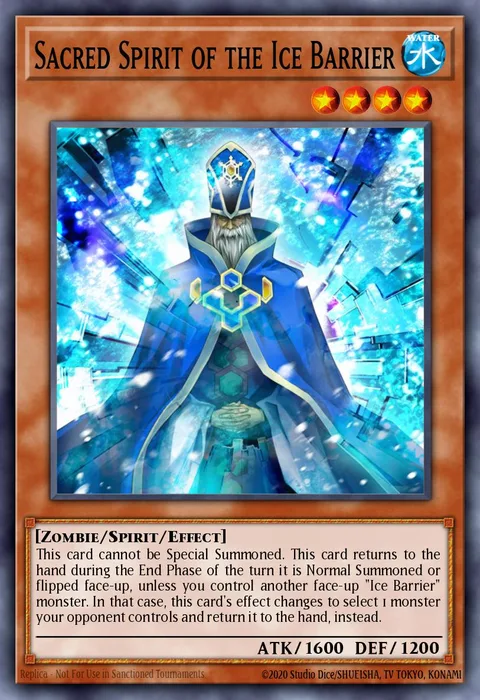 Sacred Spirit of the Ice Barrier trading card