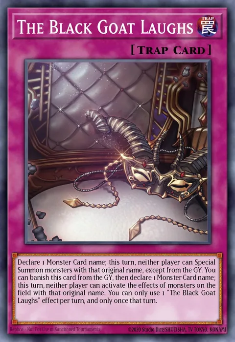 The Black Goat Laughs trading card