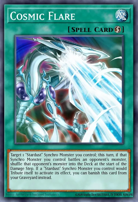 Cosmic Flare trading card