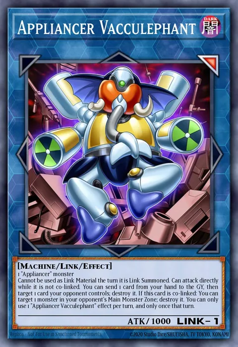 Appliancer Vacculephant trading card