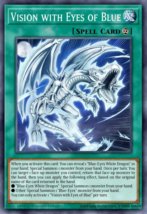 Vision with Eyes of Blue trading card