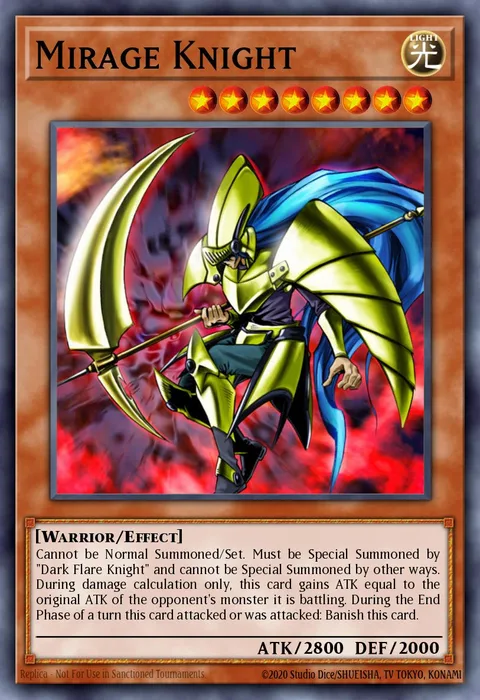 Mirage Knight trading card