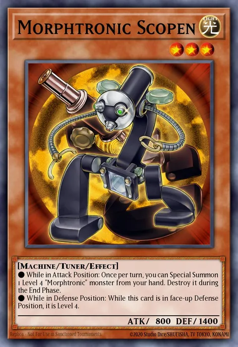 Morphtronic Scopen trading card