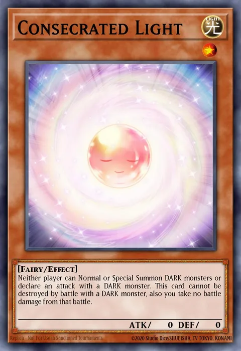 Consecrated Light trading card