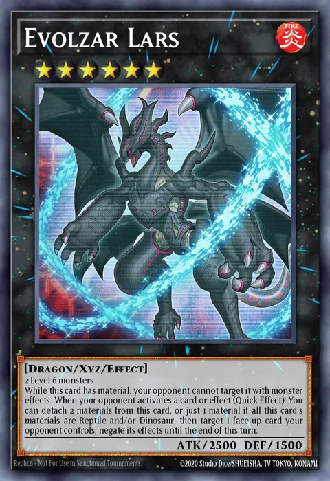 Evolzar Lars trading card