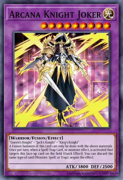 Arcana Knight Joker trading card