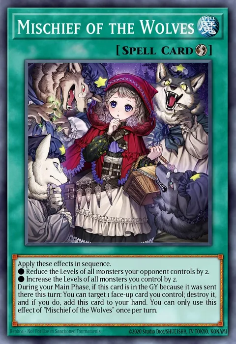 Mischief of the Wolves trading card