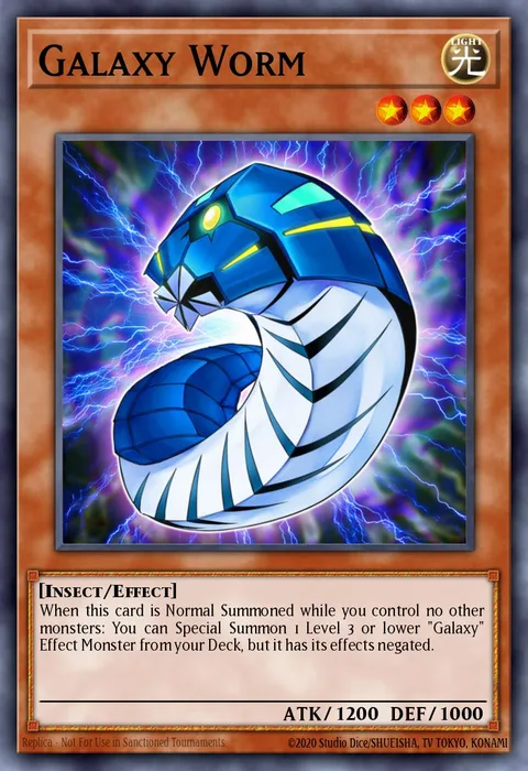Galaxy Worm trading card