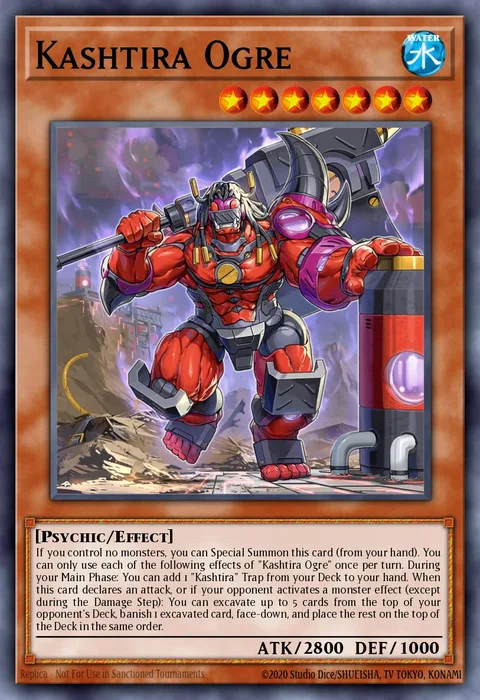 Kashtira Ogre trading card