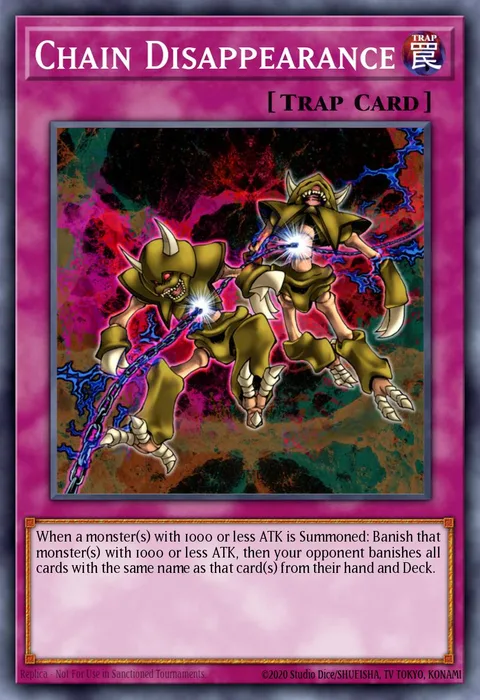 Chain Disappearance trading card