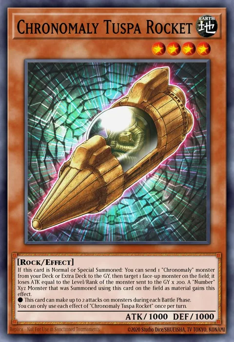 Chronomaly Tuspa Rocket trading card