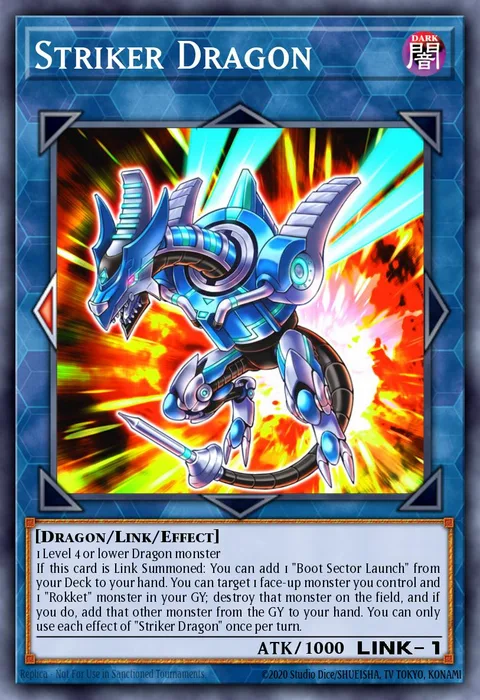 Striker Dragon trading card