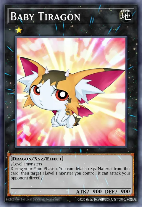 Baby Tiragon trading card