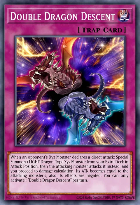Double Dragon Descent trading card