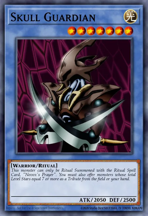 Skull Guardian trading card