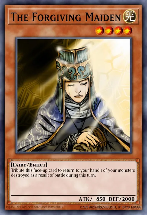 The Forgiving Maiden trading card