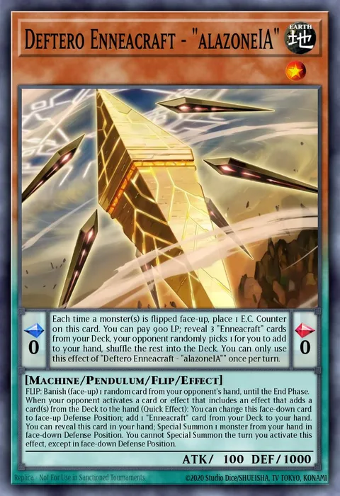 Deftero Enneacraft - "alazoneIA" trading card