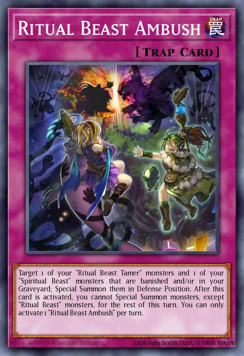 Ritual Beast Ambush trading card