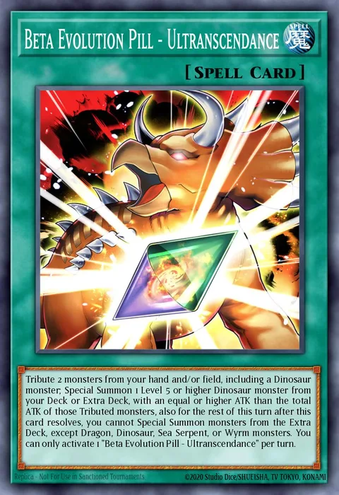 Beta Evolution Pill - Ultranscendance trading card