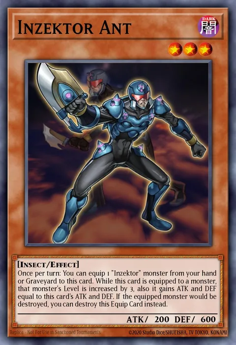 Inzektor Ant trading card