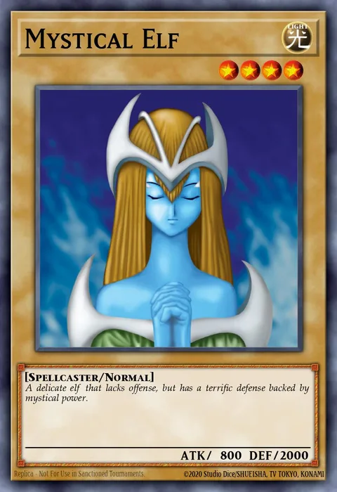Mystical Elf trading card