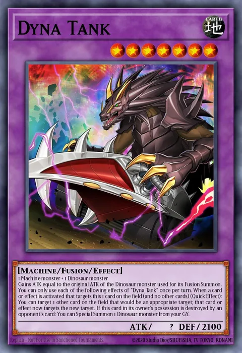 Dyna Tank trading card