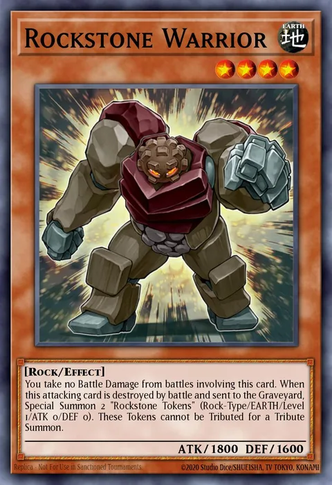Rockstone Warrior trading card