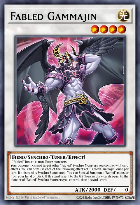 Fabled Gammajin trading card