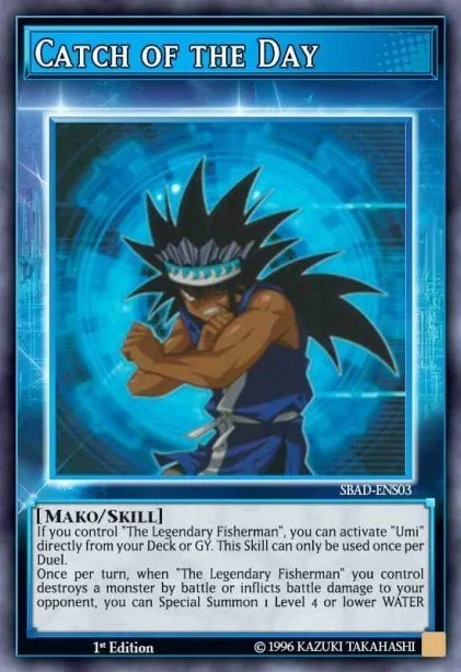 Catch of the Day trading card