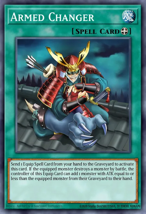 Armed Changer trading card