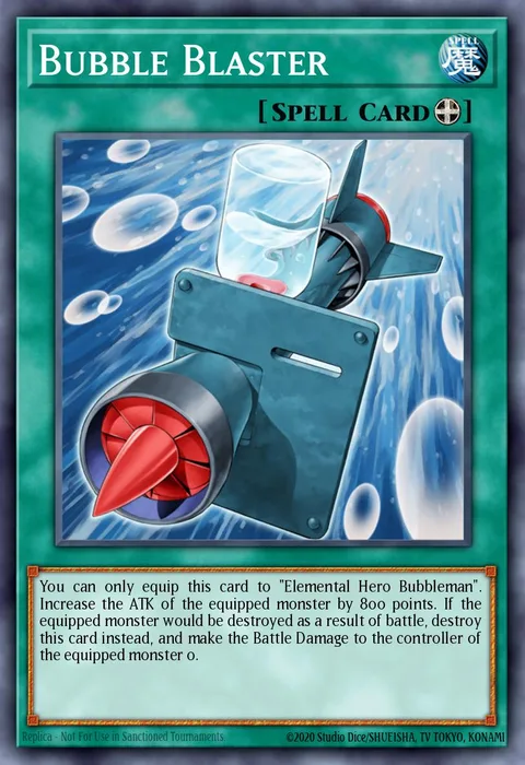 Bubble Blaster trading card