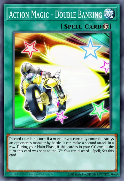 Action Magic - Double Banking trading card