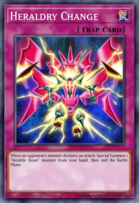 Heraldry Change trading card