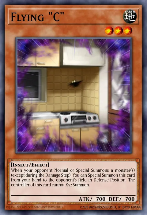 Flying "C" trading card